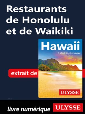 cover image of Restaurants de Honolulu et de Waikiki